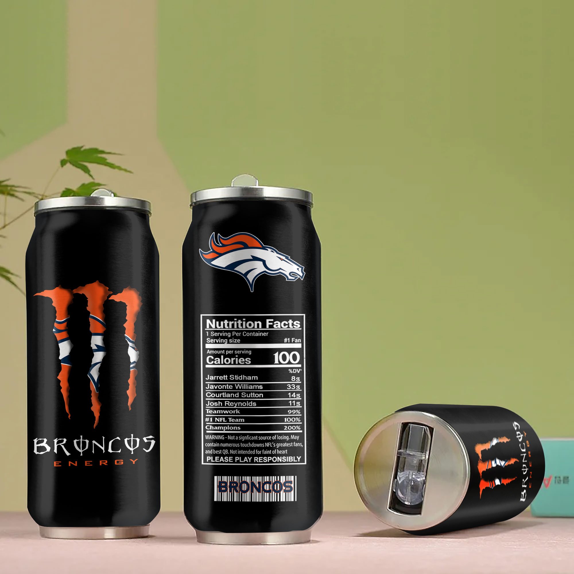Denver Broncos Monster Energy 10oz 59913 